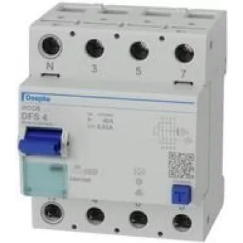 Interruptor diferencial DOEPKE 40A DFS4A040-4/0,03-A Tipo A 4 polos 30mA 230/400V DFS4-040-4/0,03-A (09134901)