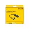 Hub USB 3.2 Gen 1 de 3 portas + leitor de cartões SD e Micro SD com ligação USB Type-C ou USB Type-A, hub USB