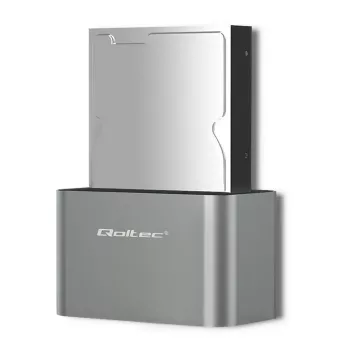 Estação de acoplamento Qoltec 5315 HDD/SSD | 2.5/3.5 SATA | USB 3.0
