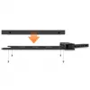 Rack móvel icy dock MB038SP-B para 8x unidades SATA/SAS de 2,5 polegadas, compatível com 1x baía de 5,25 polegadas