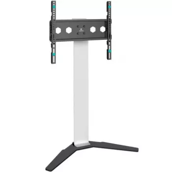 Suporte/base de TV ONKRON TS1140-W para ecrãs de 66–165,1 cm (26–65 polegadas), 35 kg, VESA 100x100–400x400, altura 880–1100 mm, branco