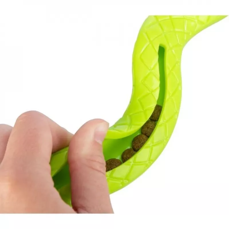 Trixie 34931 Snack-Snake brinquedo para cães, TPR, 27 cm
