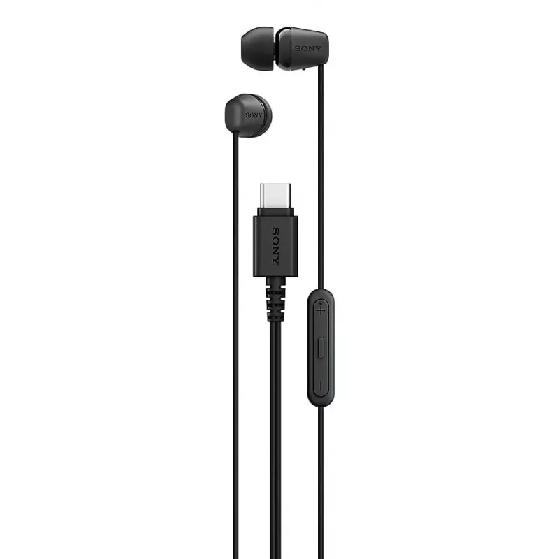 Headset Sony IER-EX15C Com fios In-Ear Chamadas/Música USB Type-C Preto