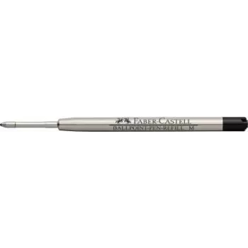 Faber-Castell 148740 Recarga jumbo para esferográfica, M, preto, ponta de aço