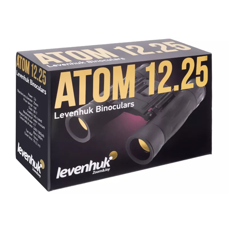 Binóculos Levenhuk Atom 12x25 Roof preto
