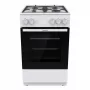 Fogão a gás independente com forno Gorenje GG5A10WFFM — placa de 4 bicos, forno de 70 l, superfície esmaltada, branco
