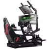 Next Level Racing GTElite Cockpit de simulador em alumínio - Wheel Plate Edition + O-Rouge C2 Cold Fusion Assento de simracing