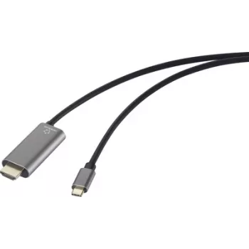 Cabo adaptador USB-C HDMI Renkforce ficha HDMI-A conector fêmea 1,50 m (RF-6409790)