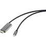 Cabo adaptador USB-C HDMI Renkforce ficha HDMI-A conector fêmea 1,50 m (RF-6409790)