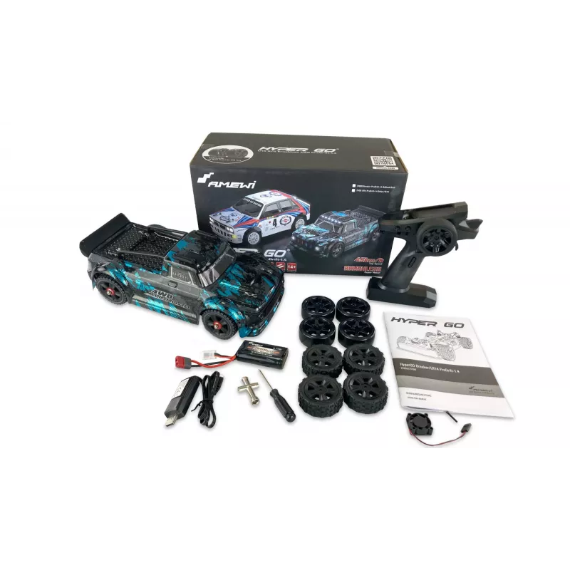 Carro Amewi Hyper Go Breaker Prodrift 1.4 propulsão elétrica 1:14