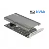 Placa DeLOCK PCI Express x16 para 4 x NVMe M.2 Key M internos 89044