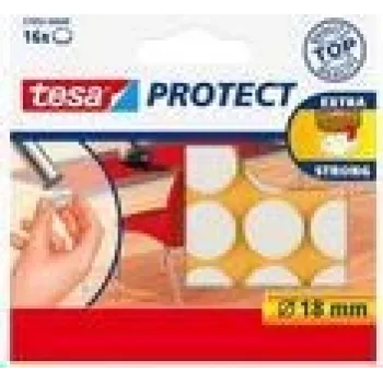 Deslizadores de feltro tesa Protect, castanho, diâmetro: 18 mm autocolantes, para proteção de superfícies sensíveis (57892-00001-00)
