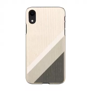 Capa para telemóvel man and wood para iPhone XR gray suit preto — capa de proteção