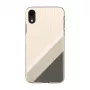 Capa para telemóvel man and wood para iPhone XR gray suit preto — capa de proteção