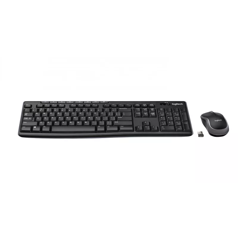 Logitech Wireless Combo MK270 – Conjunto teclado-rato – sem fios – 2,4 GHz – francês (920-004510)