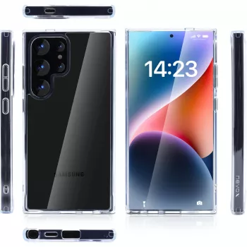 StyleShell SHOCKFlex, capa de telemóvel transparente, Samsung Galaxy S24 Ultra