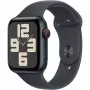 Apple Watch SE GPS + Cellular 44mm caixa de alumínio meia-noite com pulseira desportiva meia-noite – M/L (MXGM3QF/A)