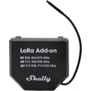 Módulo adicional LoRa Shelly LoRa Add-on para conectividade IoT, marca Shelly (modelo Shelly_LoRa_Add-on)