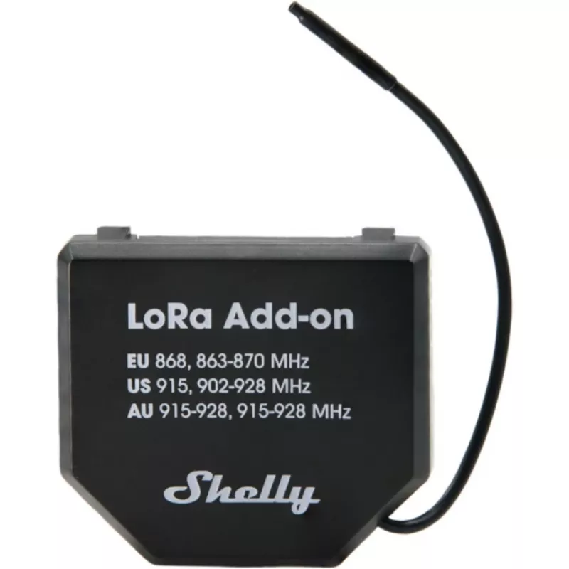 Módulo adicional LoRa Shelly LoRa Add-on para conectividade IoT, marca Shelly (modelo Shelly_LoRa_Add-on)