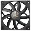 Ventoinha de caixa PWM slim de 120 mm DeepCool FT12 slim – preta, design low-profile, controlo PWM
