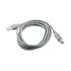 Cabo USB 2.0 ficha A para ficha B, 1,8 m, cinzento