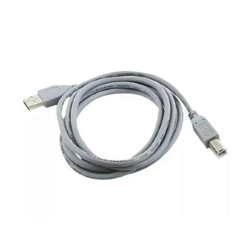 Cabo USB 2.0 ficha A para ficha B, 1,8 m, cinzento