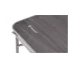 Mesa de exterior Outwell Coledale L — estrutura de alumínio, tampo de resina, 800 × 1200 mm, 8,4 kg, cinzento