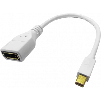 ROLINE - Adaptador DisplayPort - Mini DisplayPort (M) para DisplayPort (F) - Preto (12.03.3163)