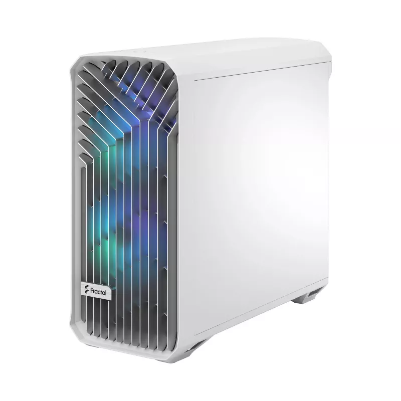 Caixa para PC Fractal Design Torrent White – compatível com ATX, EATX, microATX, ITX; 2 ventoinhas frontais de 180 mm; baías de 2,5 inch/3,5 inch