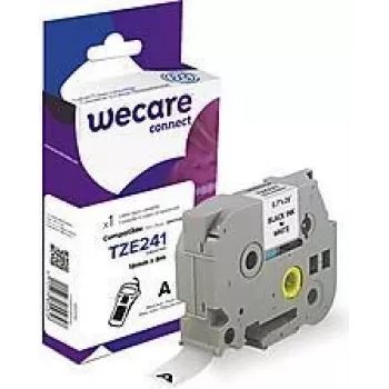 Fita de etiquetar Armor K80007W4 preto sobre branco TZe