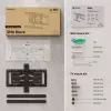 Suporte de chão para TV ONKRON SM6-B para ecrãs de 32 a 90 polegadas, capacidade de carga 50 kg, VESA 200x200–600x400, inclinação -10–5°, rotação 40°