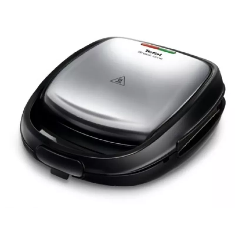 Máquina de sandes Tefal SW341D12 700 W preto, aço inoxidável