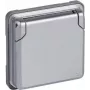 Tomada Schuko Legrand Soliroc 077834 IP44 cinzento, tomada resistente às intempéries