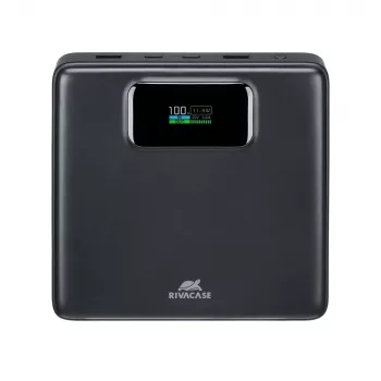 Powerbank Rivacase VA1091 — 25800 mAh, potência total de saída 100 W, portas USB