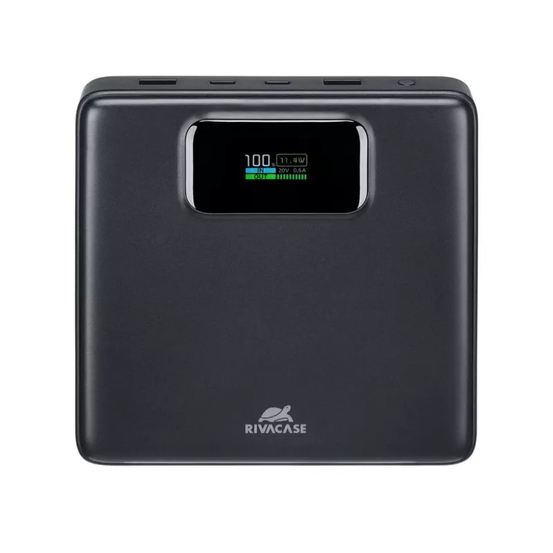 Powerbank Rivacase VA1091 — 25800 mAh, potência total de saída 100 W, portas USB