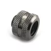 Conector XSPC G1/4 para tubo rígido de 14 mm, preto cromado - 8 unidades
