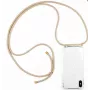 Capa com colar para smartphone Lookabe loo009 dourado nude para iPhone Xr