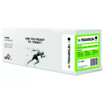 Toner para Brother TN248XLBK TB-TN248XLBN 100% novo preto