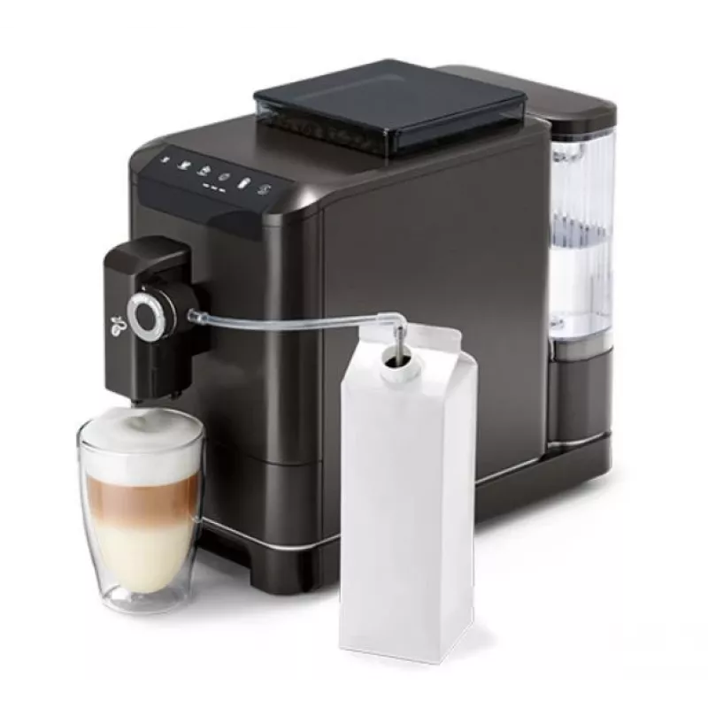 Máquina de café expresso Tchibo Esperto2 Milk preta — emulsor de leite integrado, máquina de café expresso automática para bancada