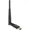 DeLock adaptador de rede USB2.0 Dual Band WLAN ac/a/b/g/n - USB2.0 - 802,11b, 802,11a, 802,11g, 802,11n, 802,11ac - preto (12462)