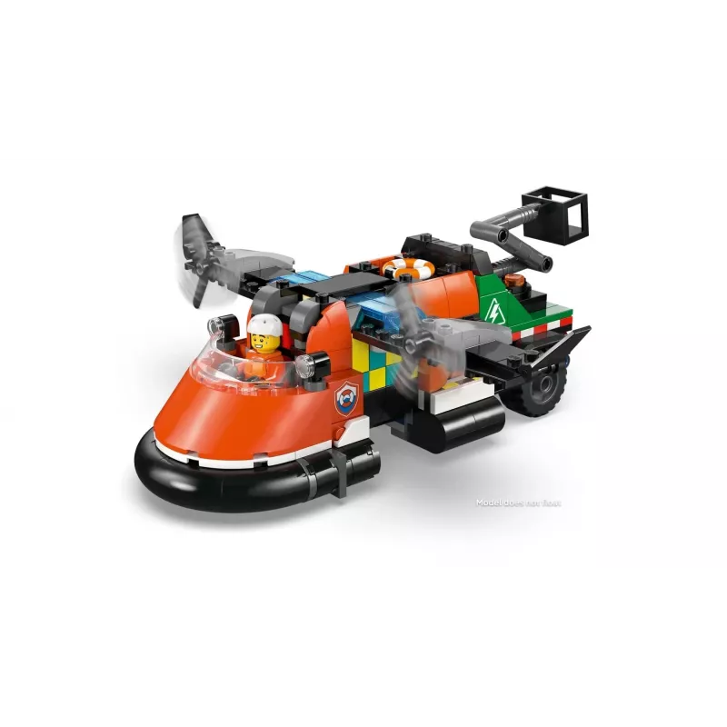 LEGO CITY 60505 Avião, camião de assistência e hovercraft