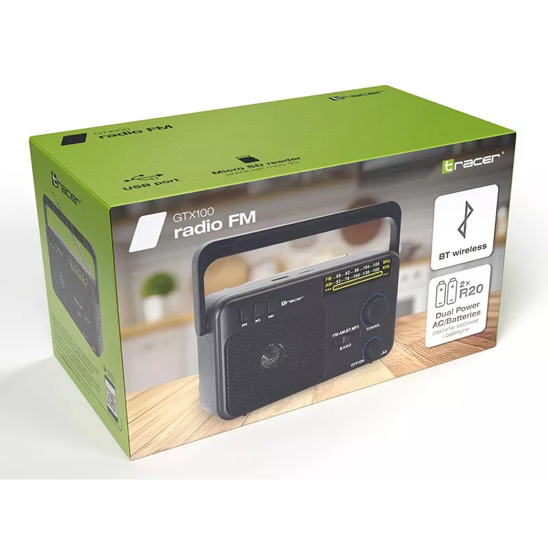 Rádio FM Tracer 47775 GTX100