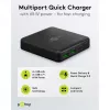 Carregador de mesa multiporta USB-C PD GaN GOOBAY 65 W, preto