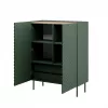Estante Cama Meble ONDA ONDA 98×45×127 cm verde, armário de parede de chão