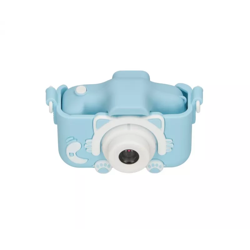 Máquina fotográfica digital para criança Extralink H27 DUAL BLUE azul-claro branco