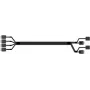 Intel AXXCBL625CVCX Cabo OCuLink SFF-8611, 62,5 cm, preto