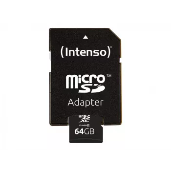 Cartão MicroSD Intenso 64GB MicroSDXC Class 10