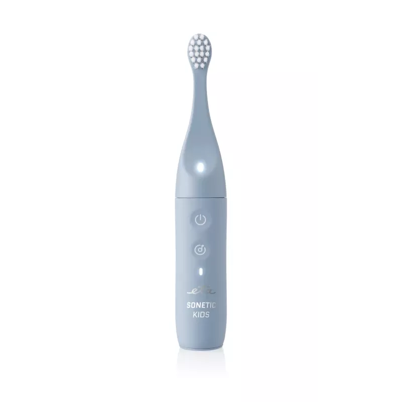 Escova de dentes elétrica para criança ETA Sonetic Kids, azul — cabeça compacta, limpeza suave