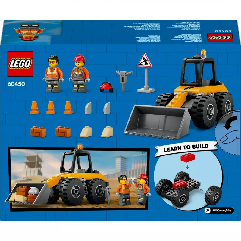 LEGO City 60450 Carregadora de Rodas Amarela