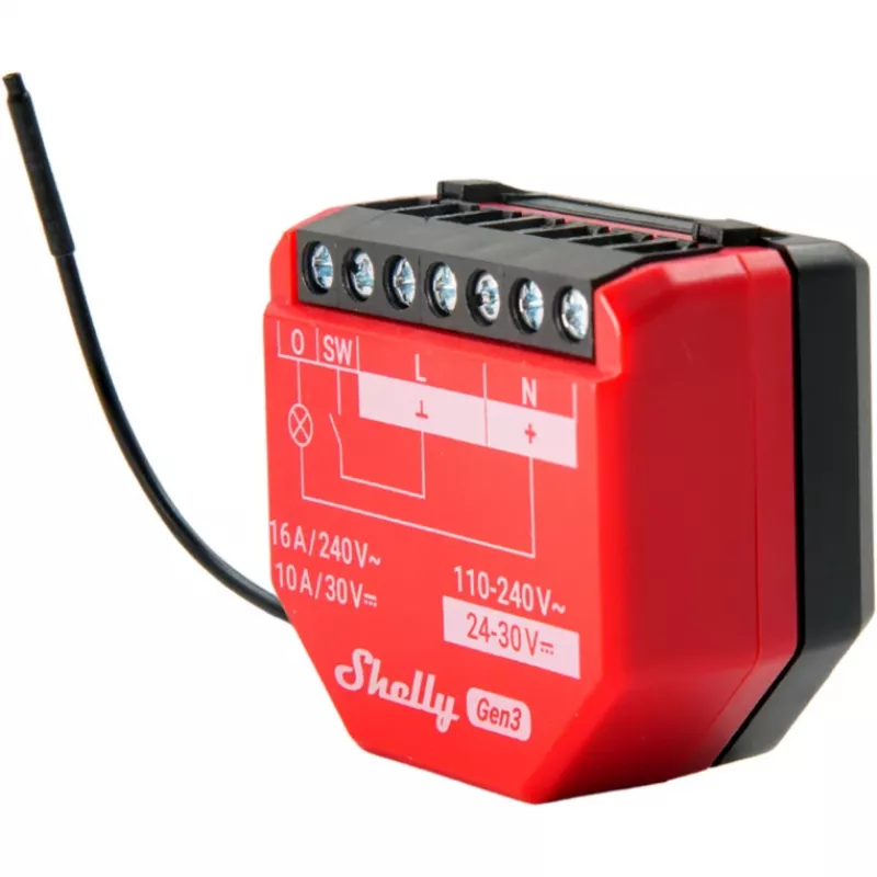 Módulo adicional LoRa Shelly LoRa Add-on para conectividade IoT, marca Shelly (modelo Shelly_LoRa_Add-on)